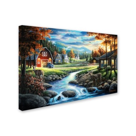 Trademark Fine Art Chuck Black 'Country Living' Canvas Art, 12x19 ALI16406-C1219GG